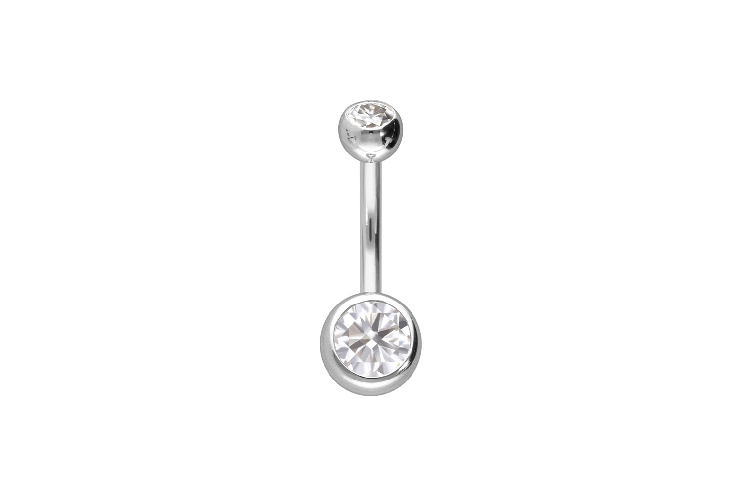 14/18 Karat Gold Bananabell 2 MOISSANITE